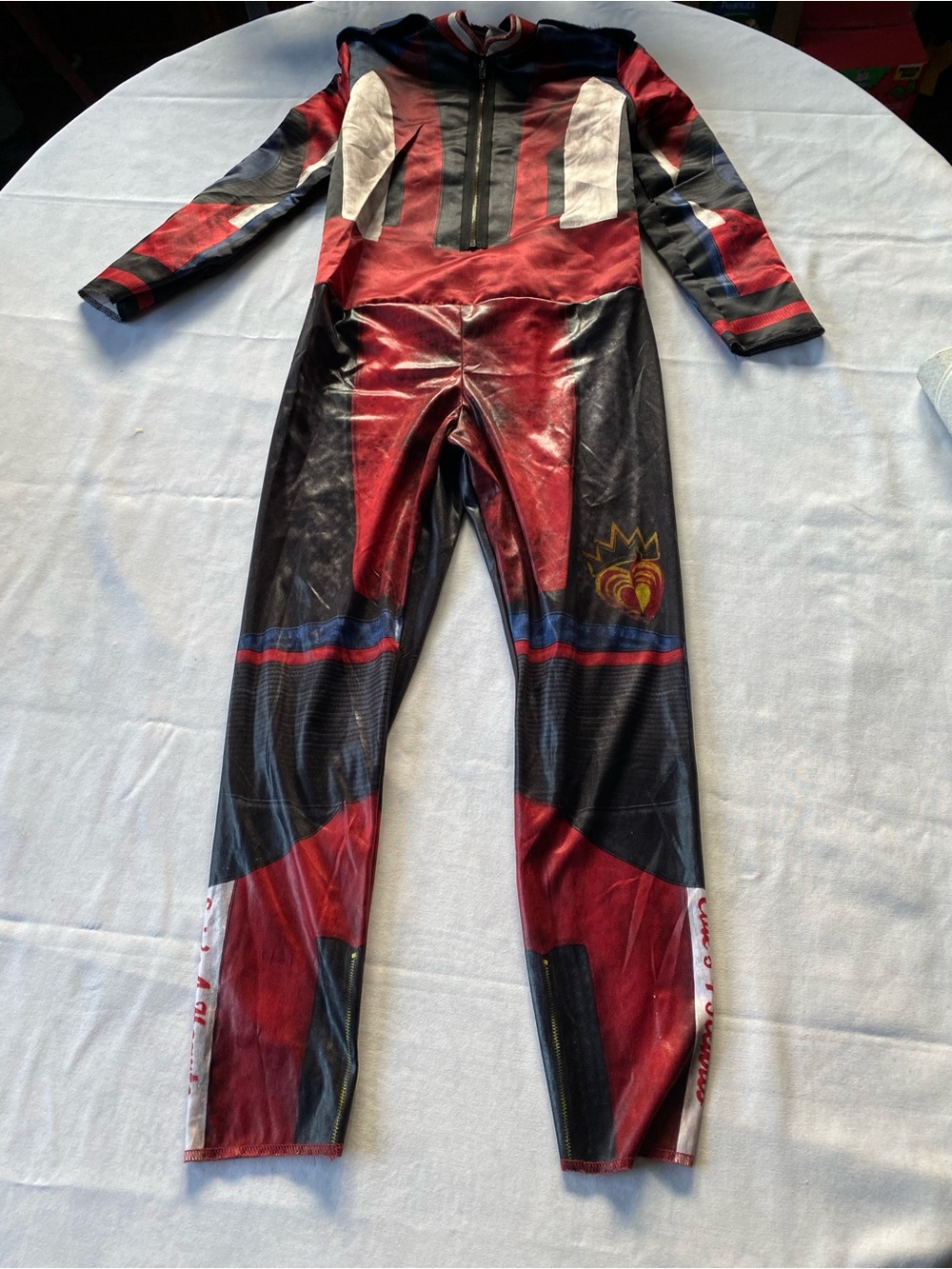 NWOT Descendants 3 Red/Black Jumpsuit Halloween Costume Size Kids Medium 7-8